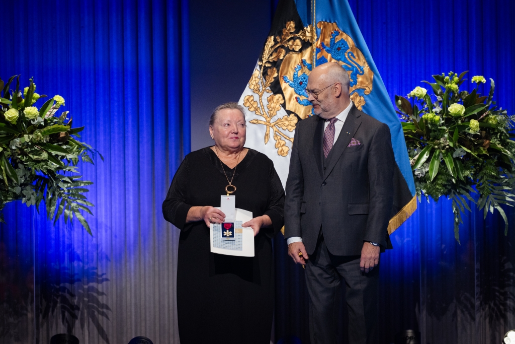 14.02.2026 Presidendi teenetemärkide tseremoonia. Türi Muusikakooli kauaaegne direktor, muusikaelu edendaja Järvamaal Silja Aavik_Valgetähe IV klass.jpg
